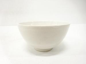 作家物　白釉　茶碗